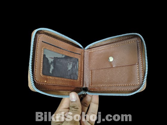 Premium PU Leather Men's Short Wallet